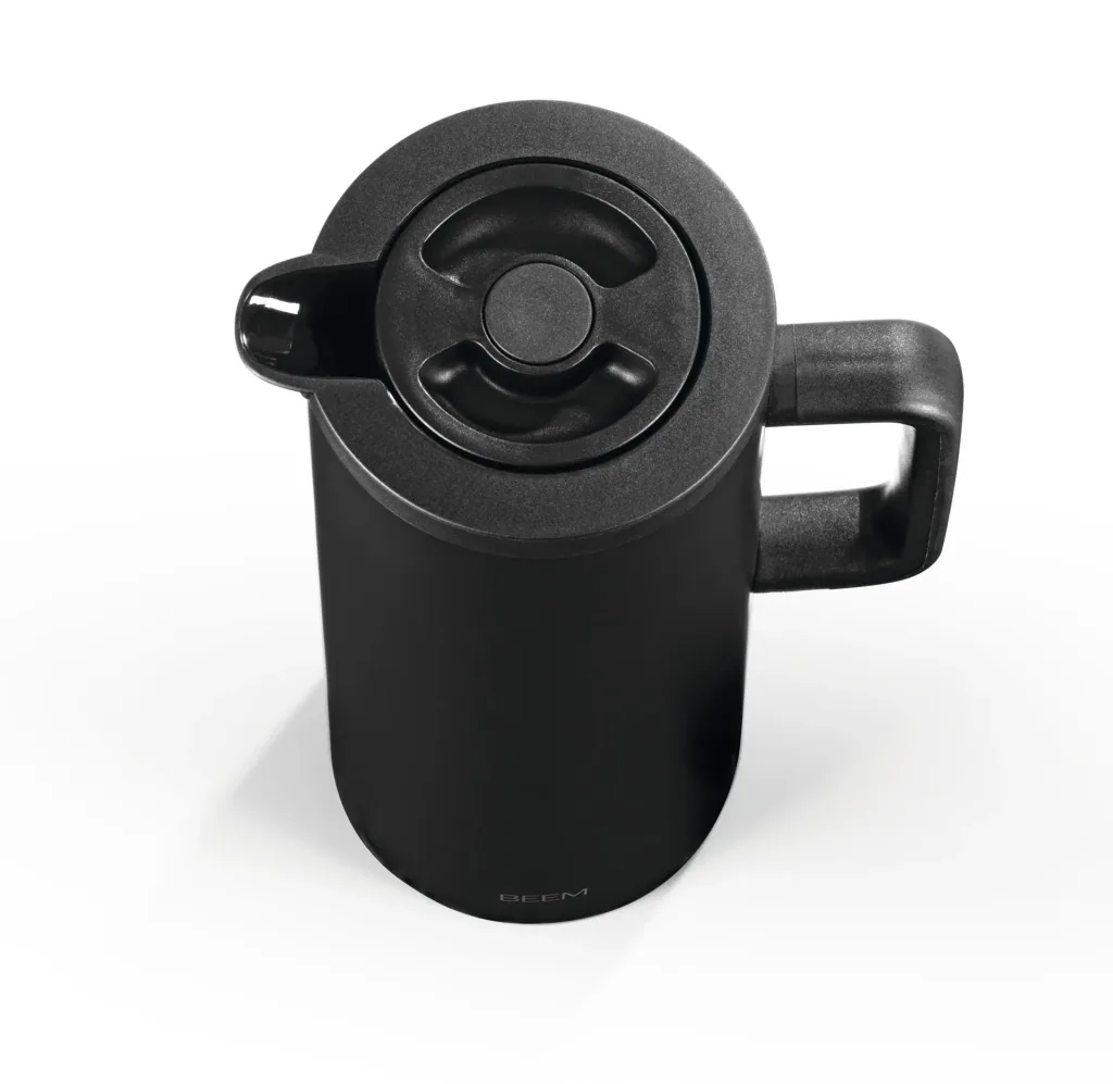 Isolierkanne schwarz matt, 1 Liter