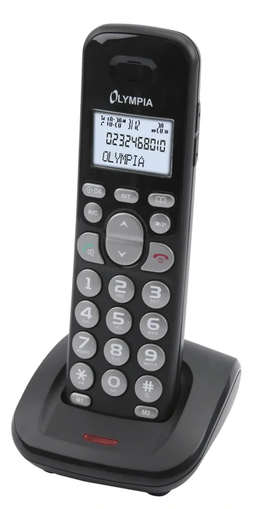 Großtasten Telefon mit DECT Großtasten Mobilteil