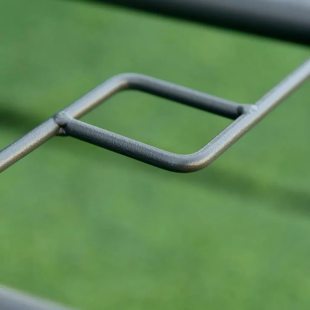 Gartentisch mit Schirmloch carbongrau