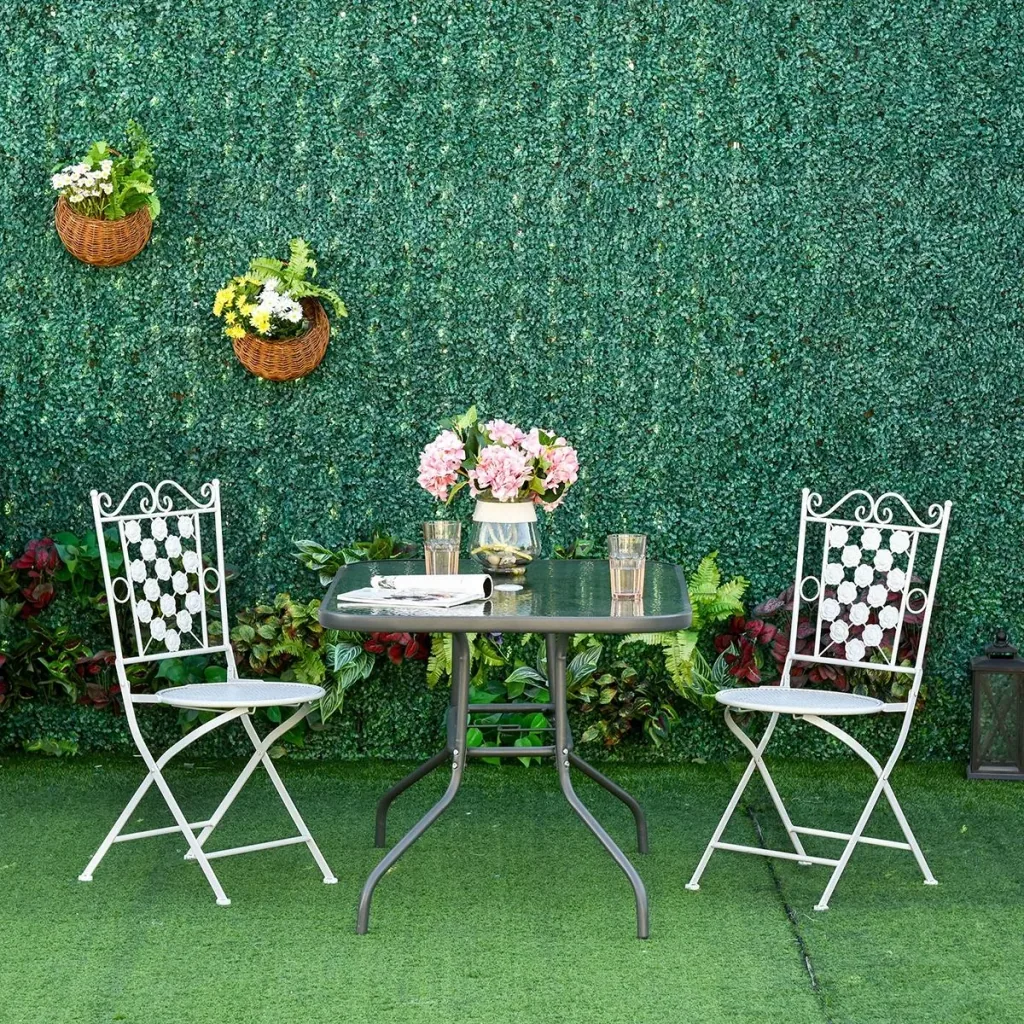 Gartentisch mit Schirmloch carbongrau