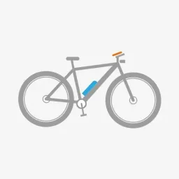 Downtube Ersatzakku mit Gehäuse für Elektrofahrrad LI-Ionen 36V/ 10,4Ah (374Wh)