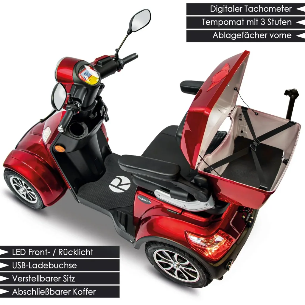 E-Quad 15 V.3 Lithium, 1.000 Watt + Straßenverkehrszulassung