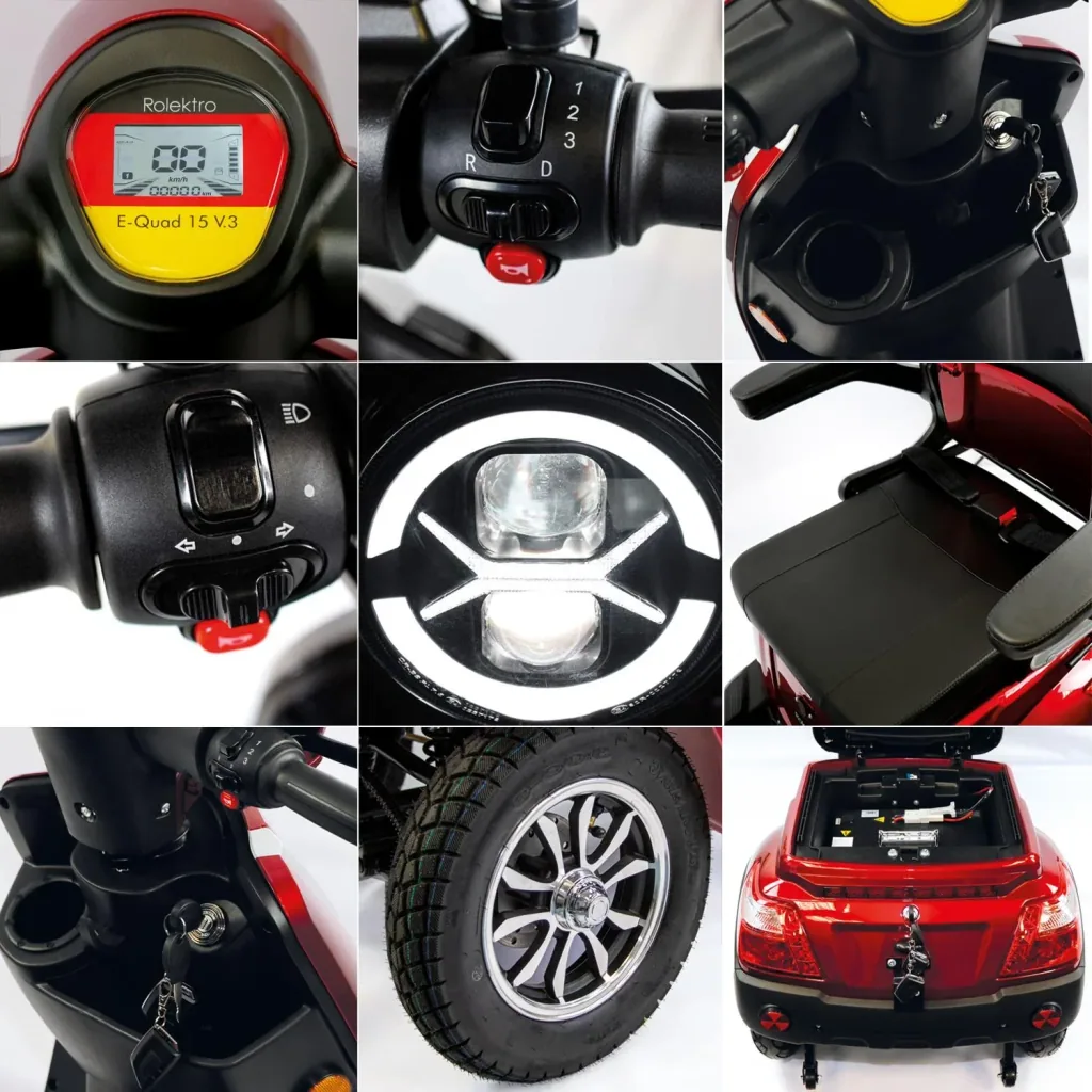 E-Quad 15 V.3 Lithium, 1.000 Watt + Straßenverkehrszulassung