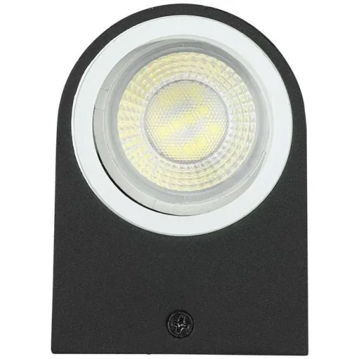 VT-7652RD Außenwandleuchte Up/Down - GU10 - schwarz - IP44