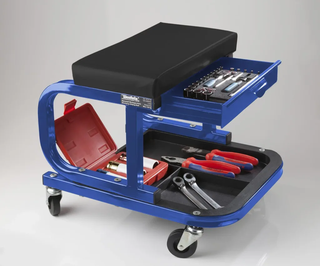 Rollsitz mit Schublade