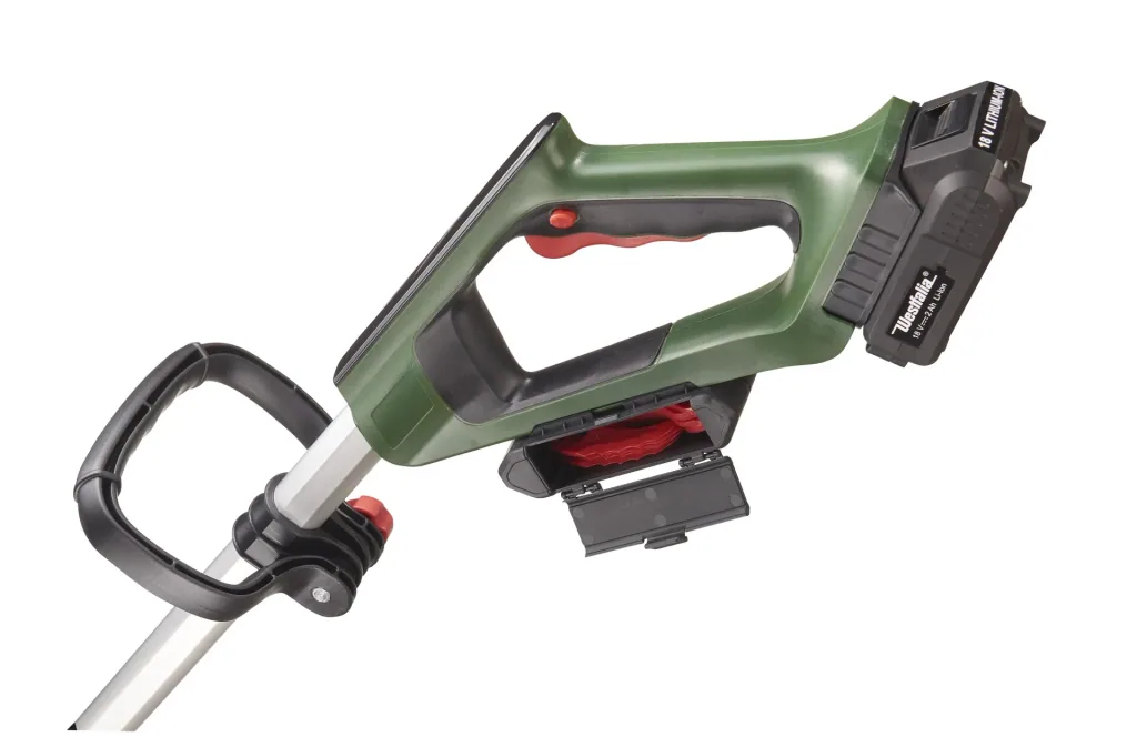 Akku-Trimmer "5 in 1 X-Slider", 18 V mit 4 Ah Akku und Schnellladegerät