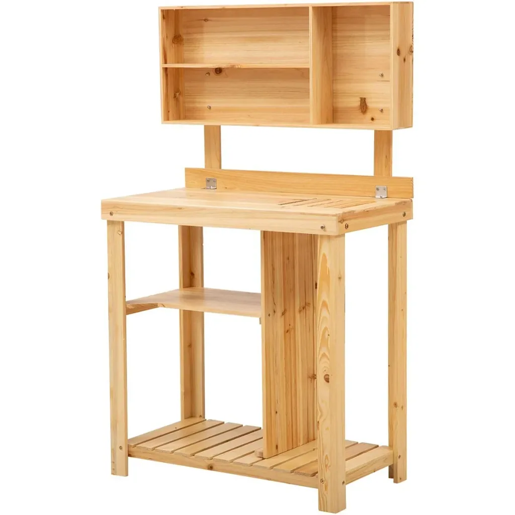 Gärtnertisch mit Ablage natur