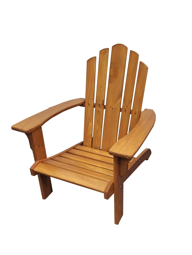 Deckchair, honigbraun lackiert