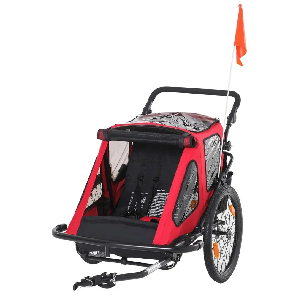 Kinderanhänger 2 in 1 Kinderanhänger Fahrradanhänger