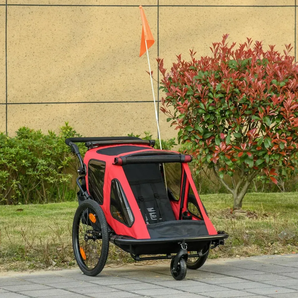 Kinderanhänger 2 in 1 Kinderanhänger Fahrradanhänger