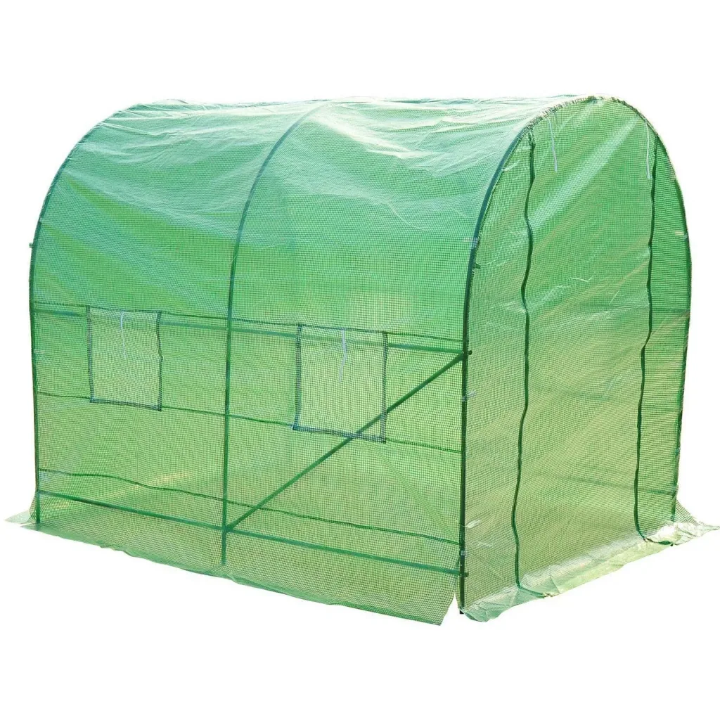 Foliengewächshaus 2,5x2x2m Treib- und Tomatenhaus