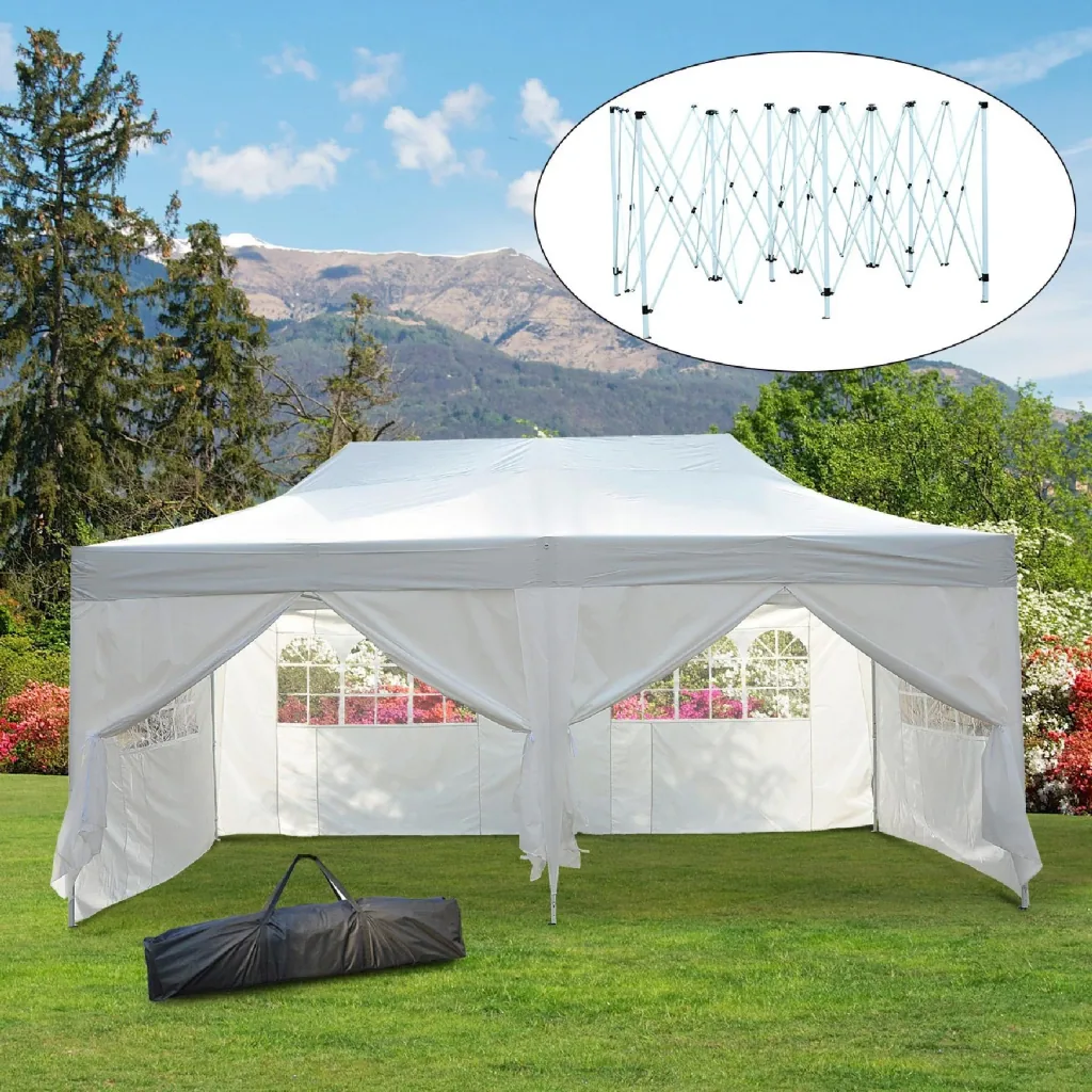 Gartenzelt mit Seitenwänden
