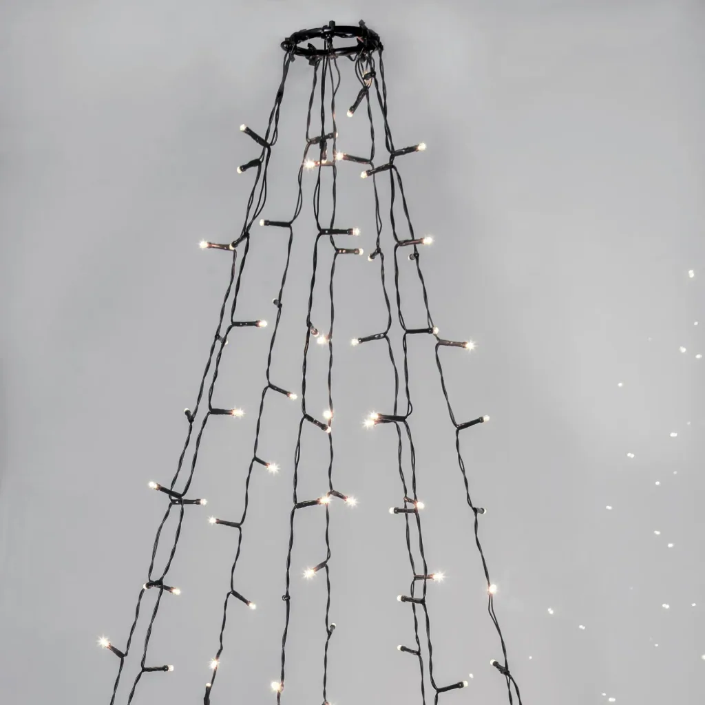 Baumvorhang 360 LEDs warmweiß
