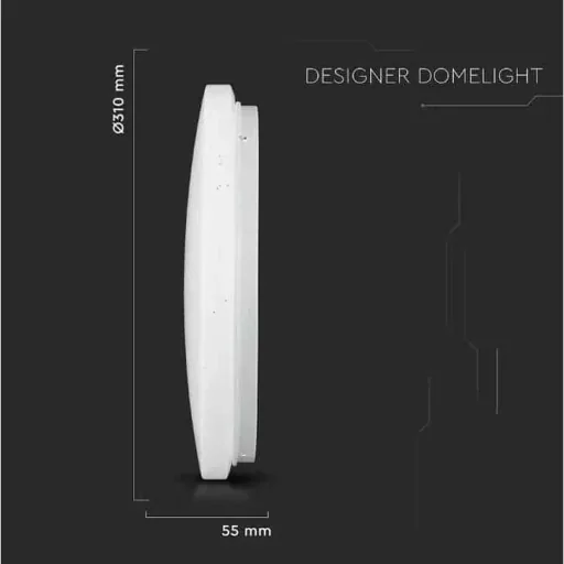 VT-8418-S LED-Deckenleuchte mit Sternschirm - 18W - 1800 Lumen