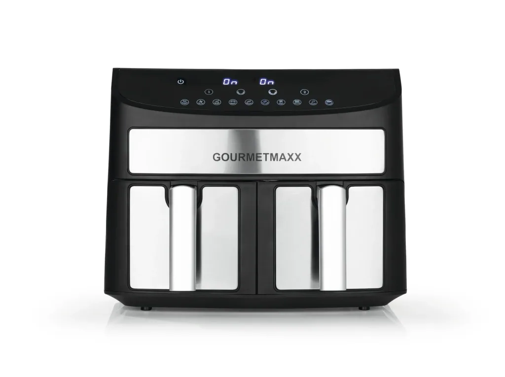 Heißluftfritteuse Doppelkammer 7 l, 2400 W