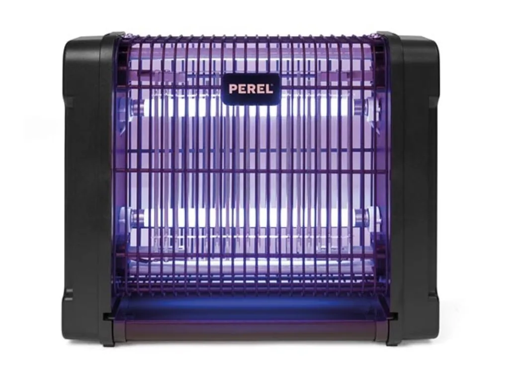 Elektrischer Insektenvernichter, UV-A, 2800 V, 30 m², Innenbereich, leise, herausnehmbare Schale
