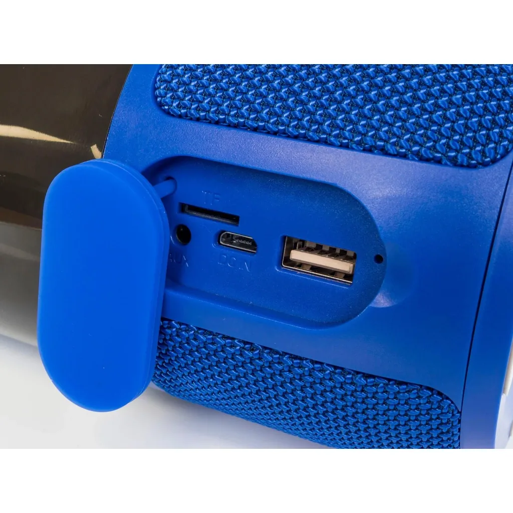 VT-7456 Bluetooth-Lautsprecher mit RGB-Beleuchtung - 2x 3Watt - Blau
