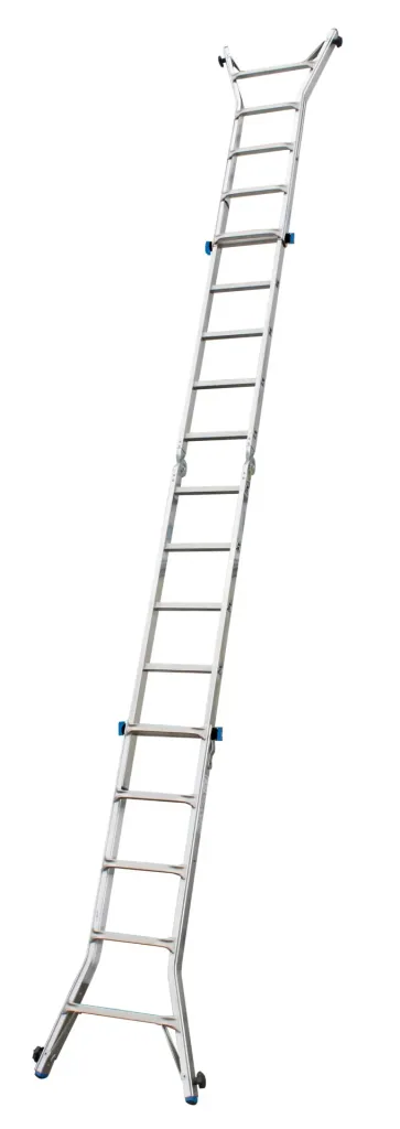 STABILO Sprossen-Gelenk-Teleskopleiter, 4 x 5 Sprossen