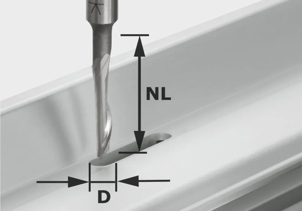 Aluminiumfräser HS D5 / NL23