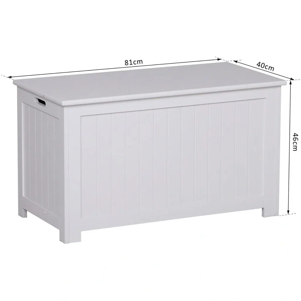 Aufbewahrungsbox MDF, weiß