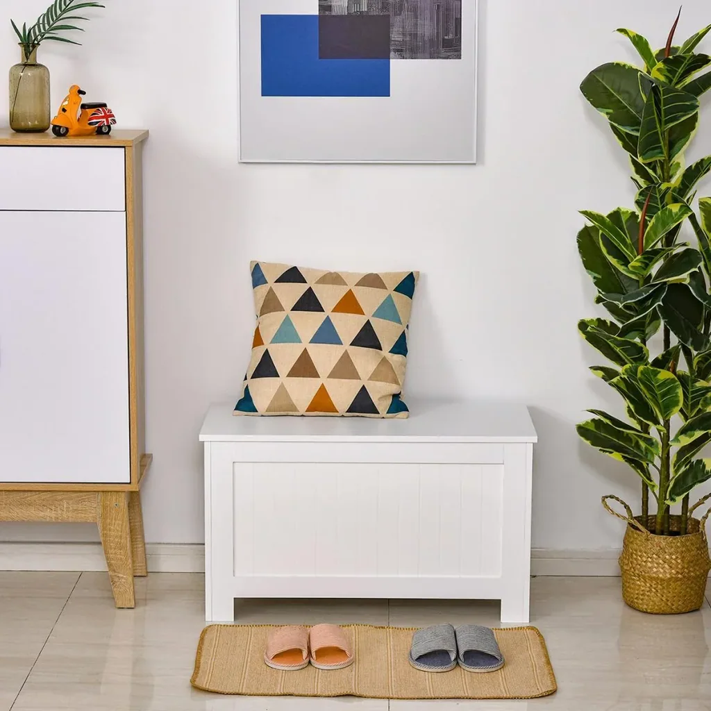 Aufbewahrungsbox MDF, weiß