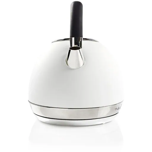 Nedis Wasserkocher - 2200W - 1.8L - Soft-Touch - Weiß - 360-Grad-Drehung - Kochtrockenschutz