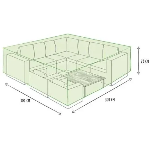 Schutzhülle für Lounge-Set - 300 x 300 x 75 cm