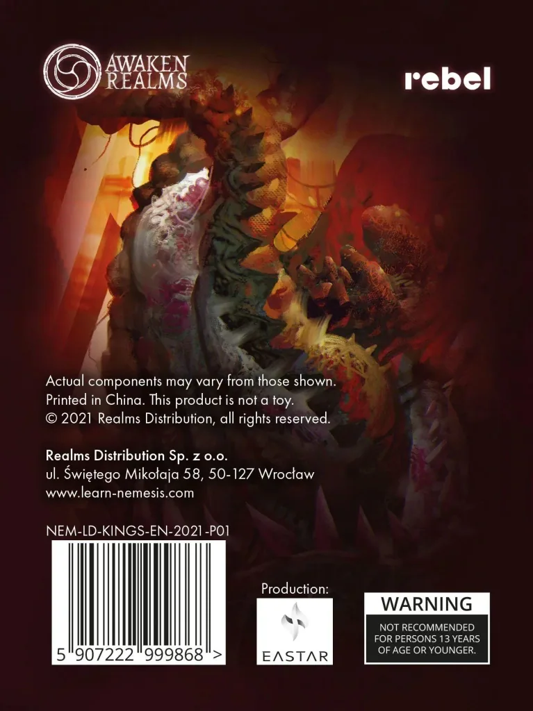 Gesellschaftsspiel Nemesis Lockdown - Kings (Erweiterung)