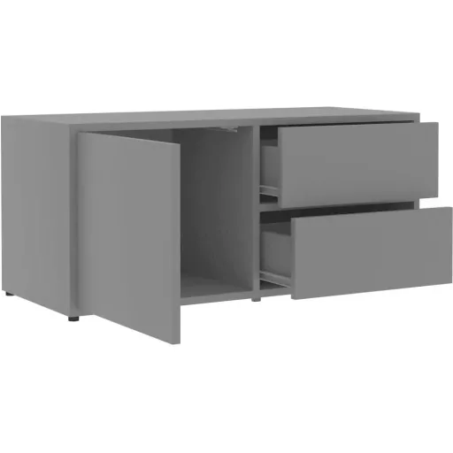 TV-Schrank 80x34x36 cm Spanplatte grau
