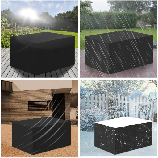 Abdeckung Garten-Set Sydney anthrazit, 122 x 112 x 98 cm