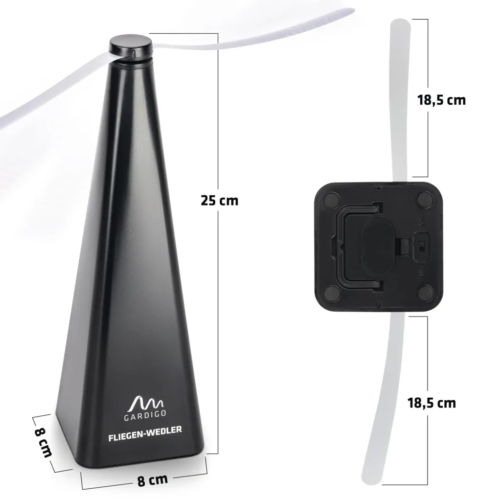 Fliegenwedler mit Aufhänger inklusive Plus Alkaline Mignon (AA) Batterie - 2 Stück