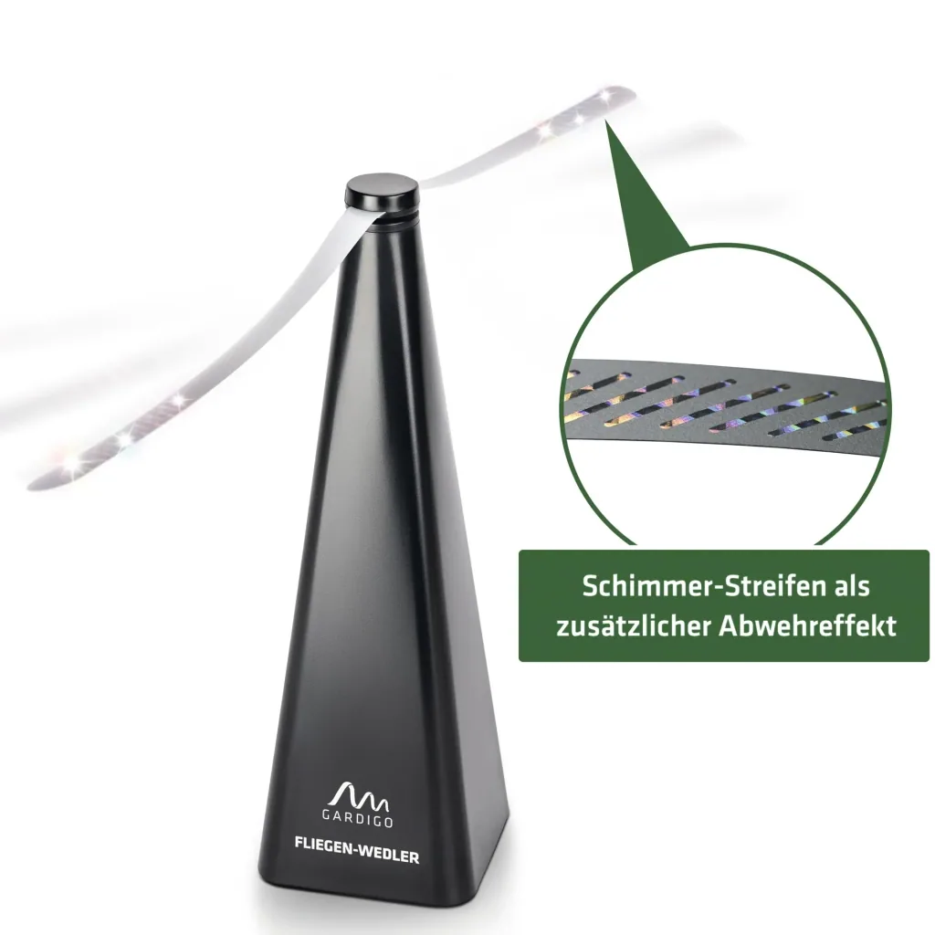 Fliegenwedler mit Aufhänger inklusive Plus Alkaline Mignon (AA) Batterie - 2 Stück