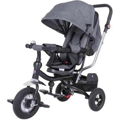 Kinder Multifunktions-Babytrage + 3 in 1 Fahrrad - Trike - Grau