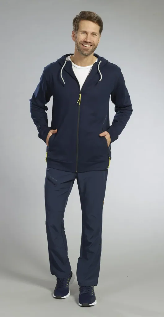 Sweatjacke, Farbe marine, Gr.L