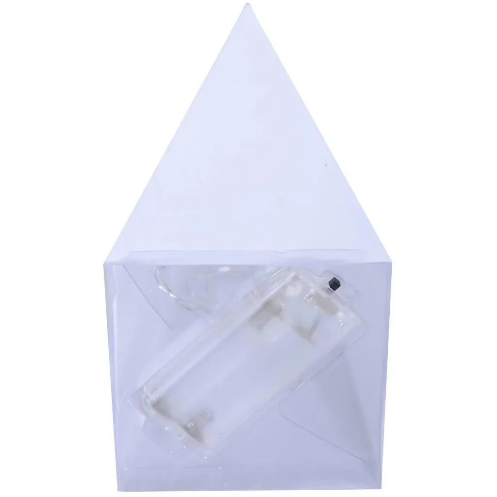 LED Leuchtpyramide 3D Hologramm Stern Lichtpyramide 30cm