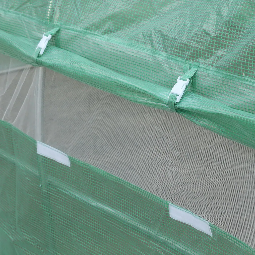 Treibhaus Foliengewächshaus 18m² mit Fenster