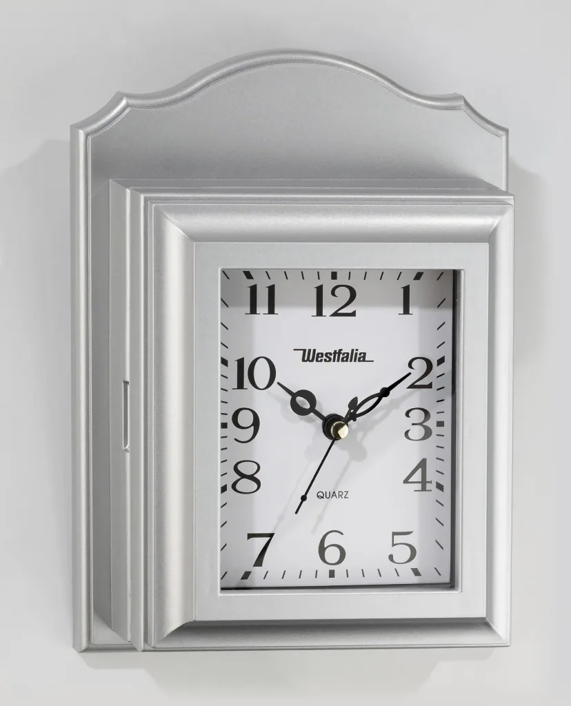 Uhr mit Schlüsselkasten