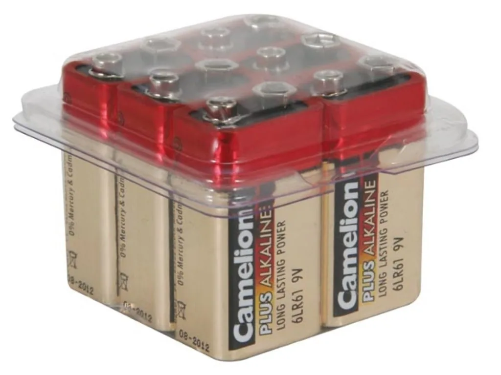 ALKALINE E-BLOCK 9V-500mAh (6 Stk./Schachtel)
