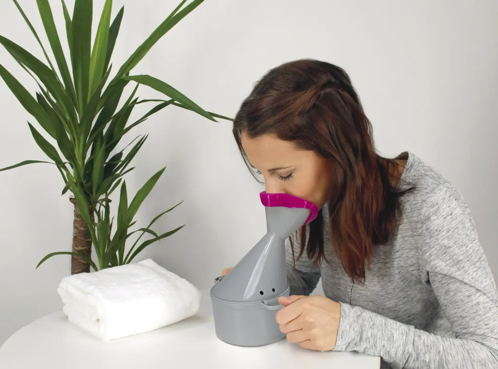 Inhalator "Premium", mit 2 Soft-Aufsätzen für Mund und Nase