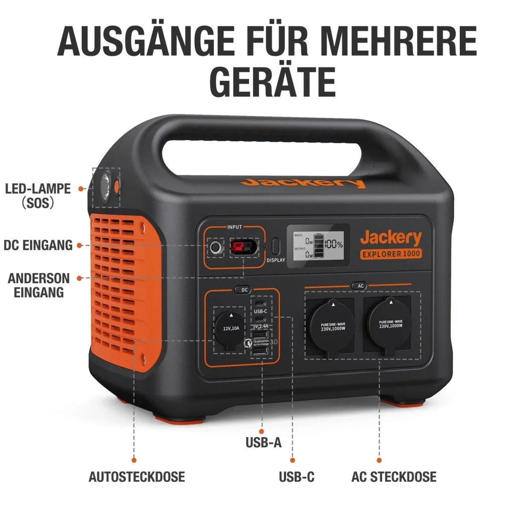 Tragbare Powerstation Explorer 1000, 1002 Wh
