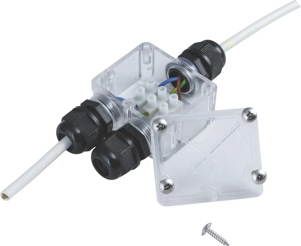2-fach Verteiler, M20 für 3G 1,5 mm²