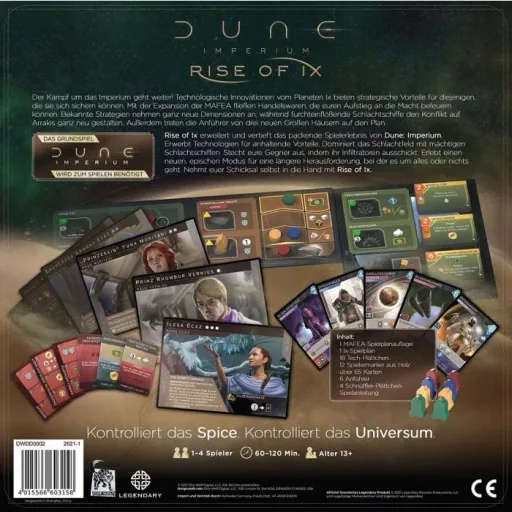 Gesellschaftsspiel - Dune Imperium - Rise of Ix - Erweiterung