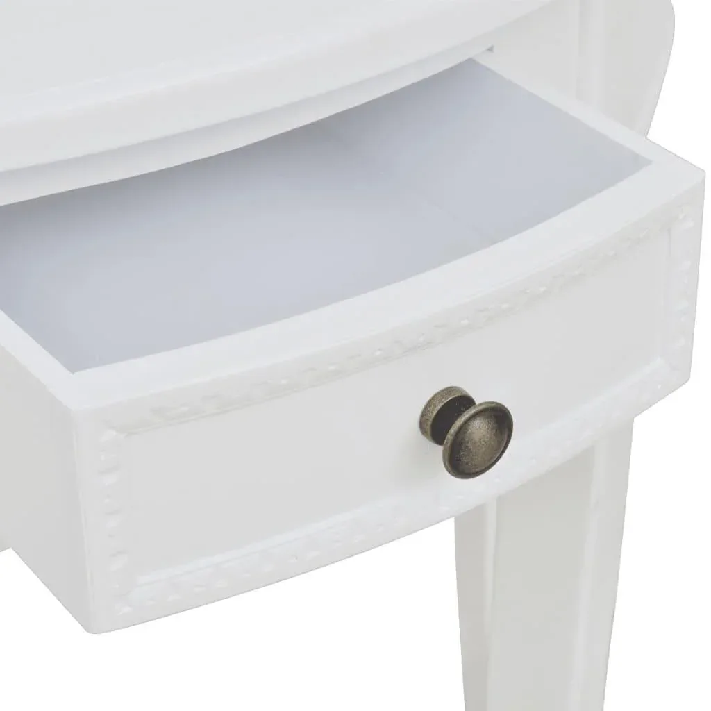 Wandtisch mit Schublade weiß