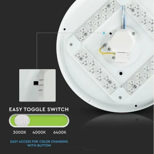 VT-8412-M LED-Deckenleuchte - 12 W - 1200 Lumen