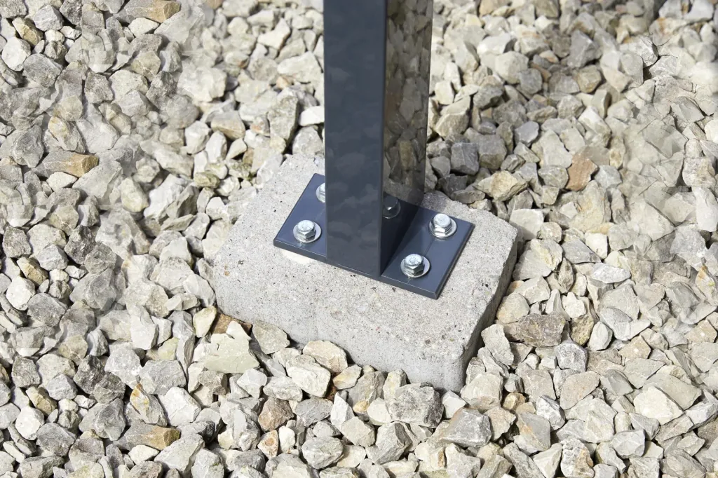 Terrassendach Bausatz, Farbe anthrazit, 4260 x 4060 mm