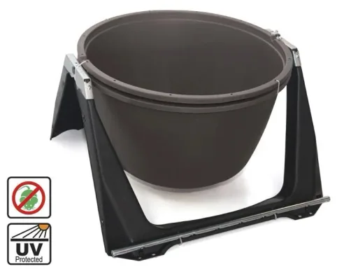 Trommel-Komposter 180L braun