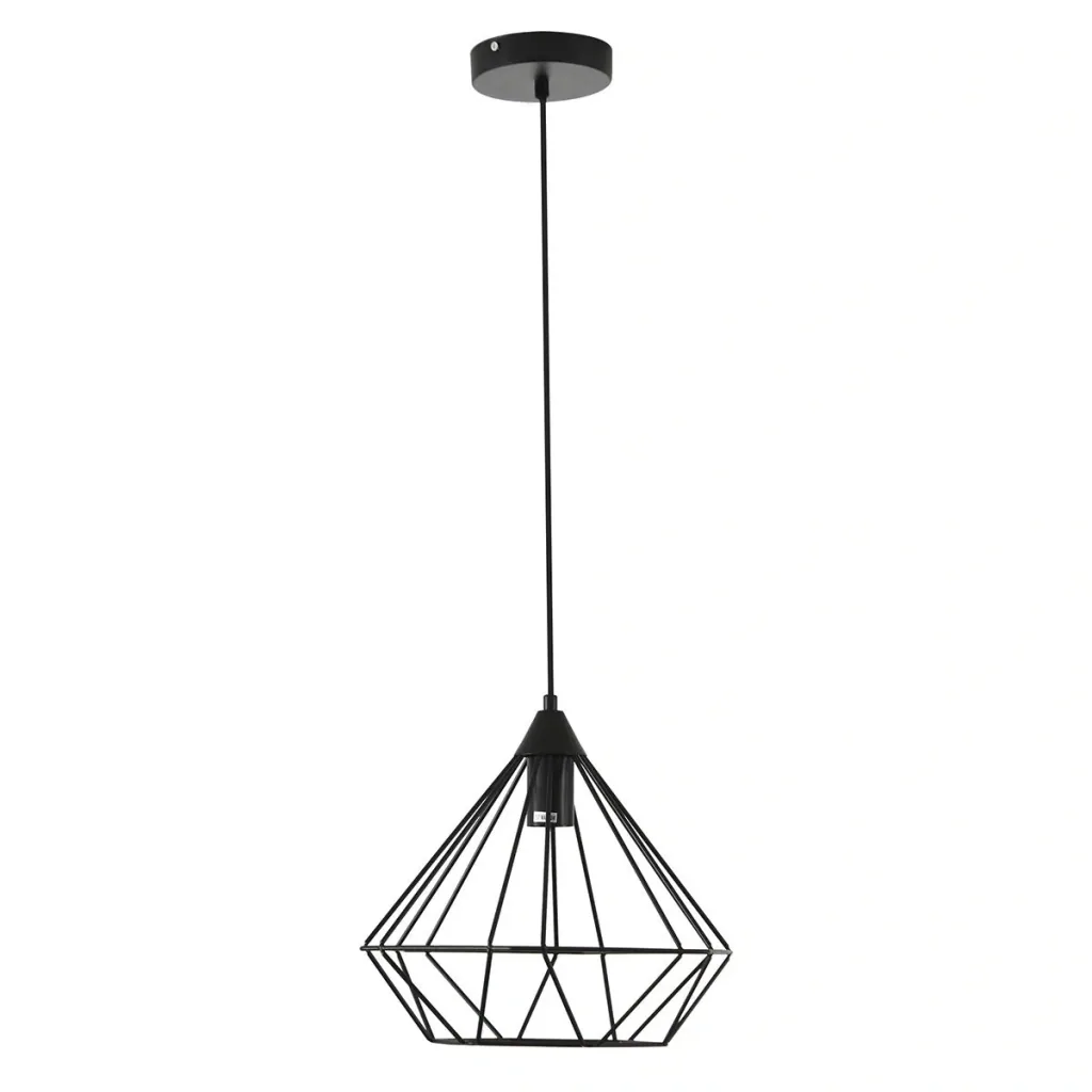 Pendelleuchte Retro Hängelleuchte Hängelampe, Industrielle Vintage LED Pendellampe für Büro Wohnzimmer Esszimmer, Stahl,