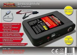 Powerbank mit Starthilfe 8.000 mAh Jumpstart