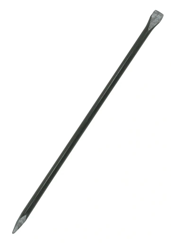 SIEGER-Brechstange, 1500 x 30 mm, geschmiedete Spitze und gerade Schneide, schwarz lackiert