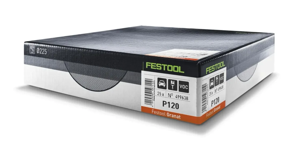 Schleifscheiben STF D225/8 P120 Granat, 25 Stück